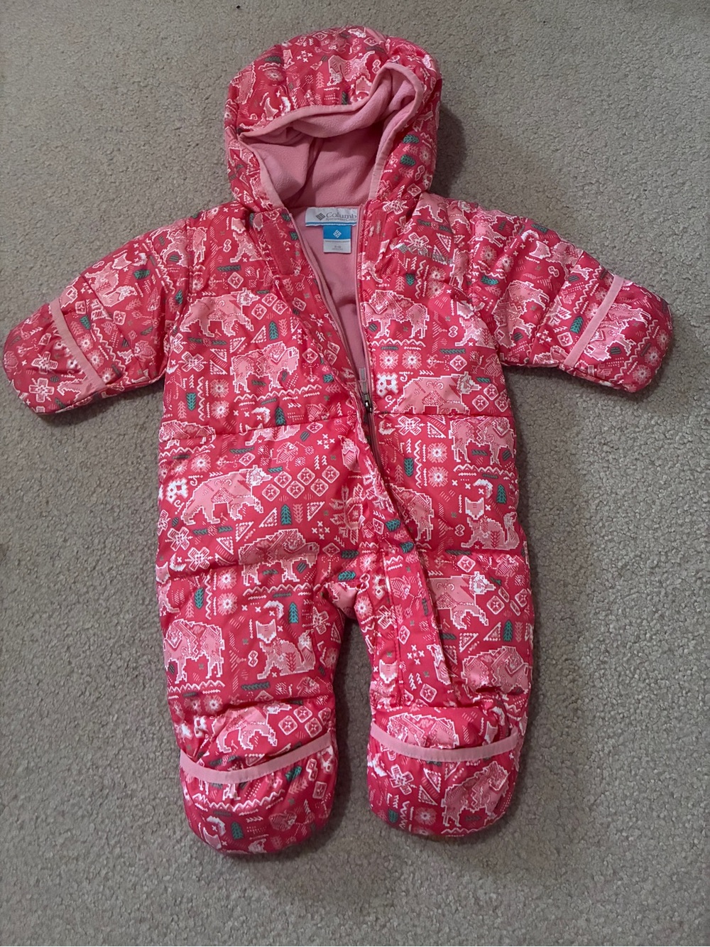 Columbia Snuggly Bunny II Snowsuit- Size 3-6M